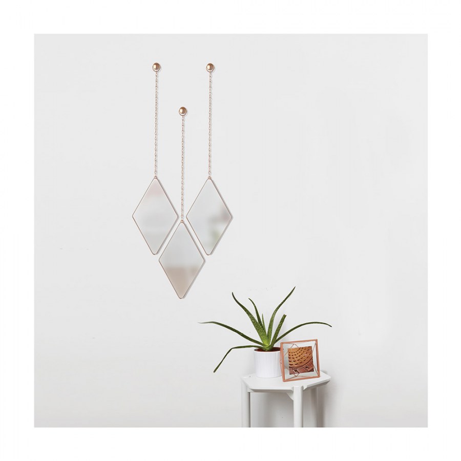 Зеркало Umbra Dima 17х28 медь в раме