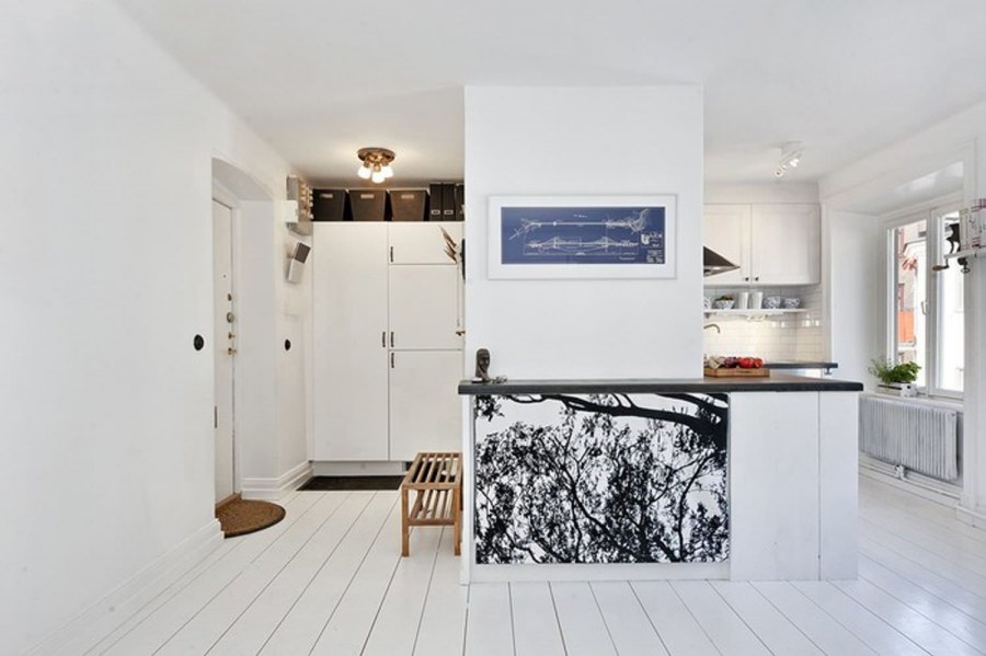 Скандинавский стиль контрастный