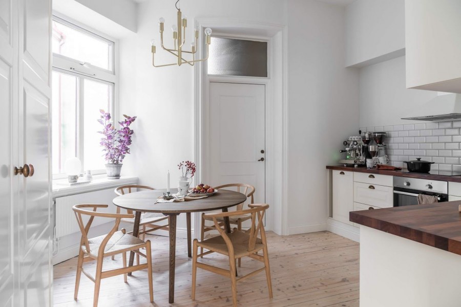 Дизайн двухкомнатной квартиры в шведском стиле