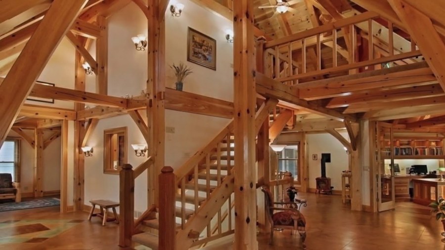 Дома Тимберфрейм Тимбер фрейм