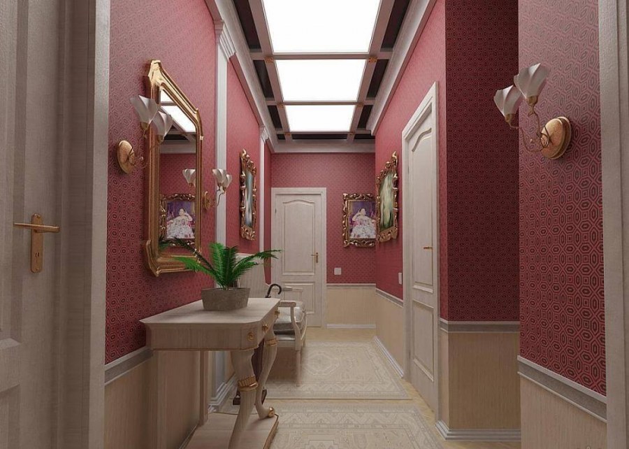 Обои в коридор