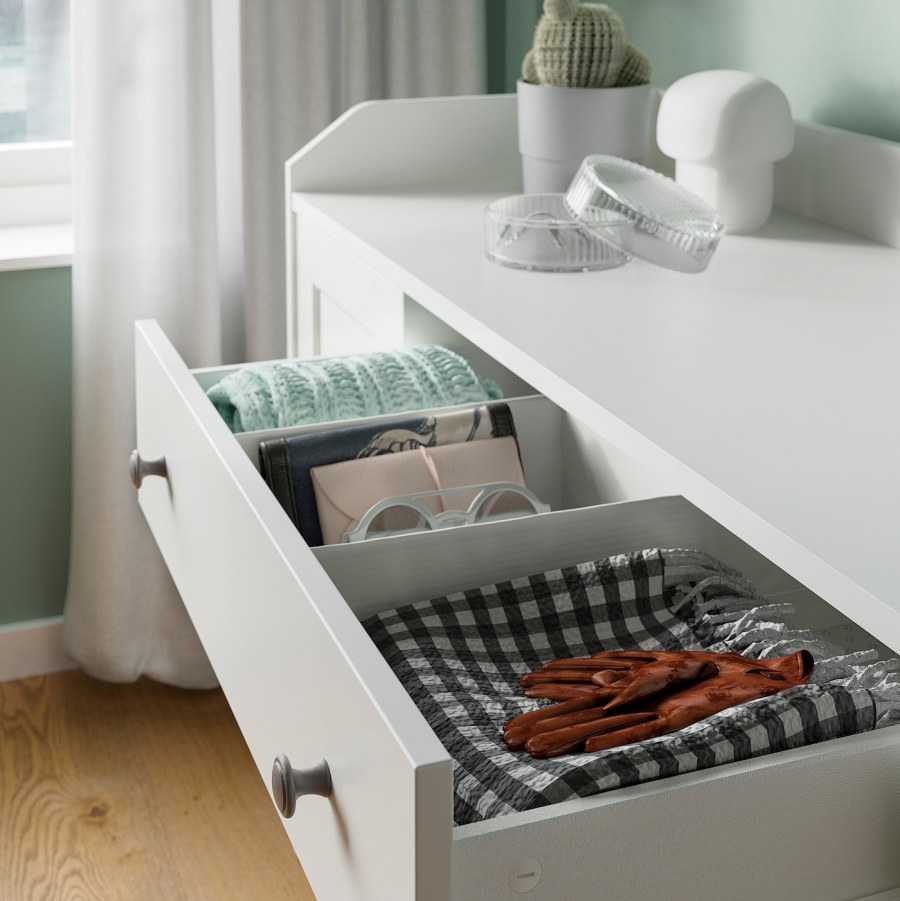 Хауга сервант серый икеа