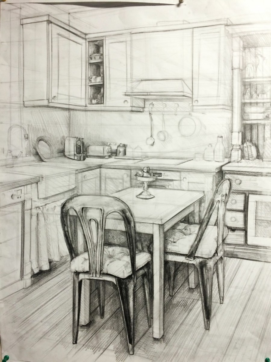 Зарисовки дизайнеров интерьера