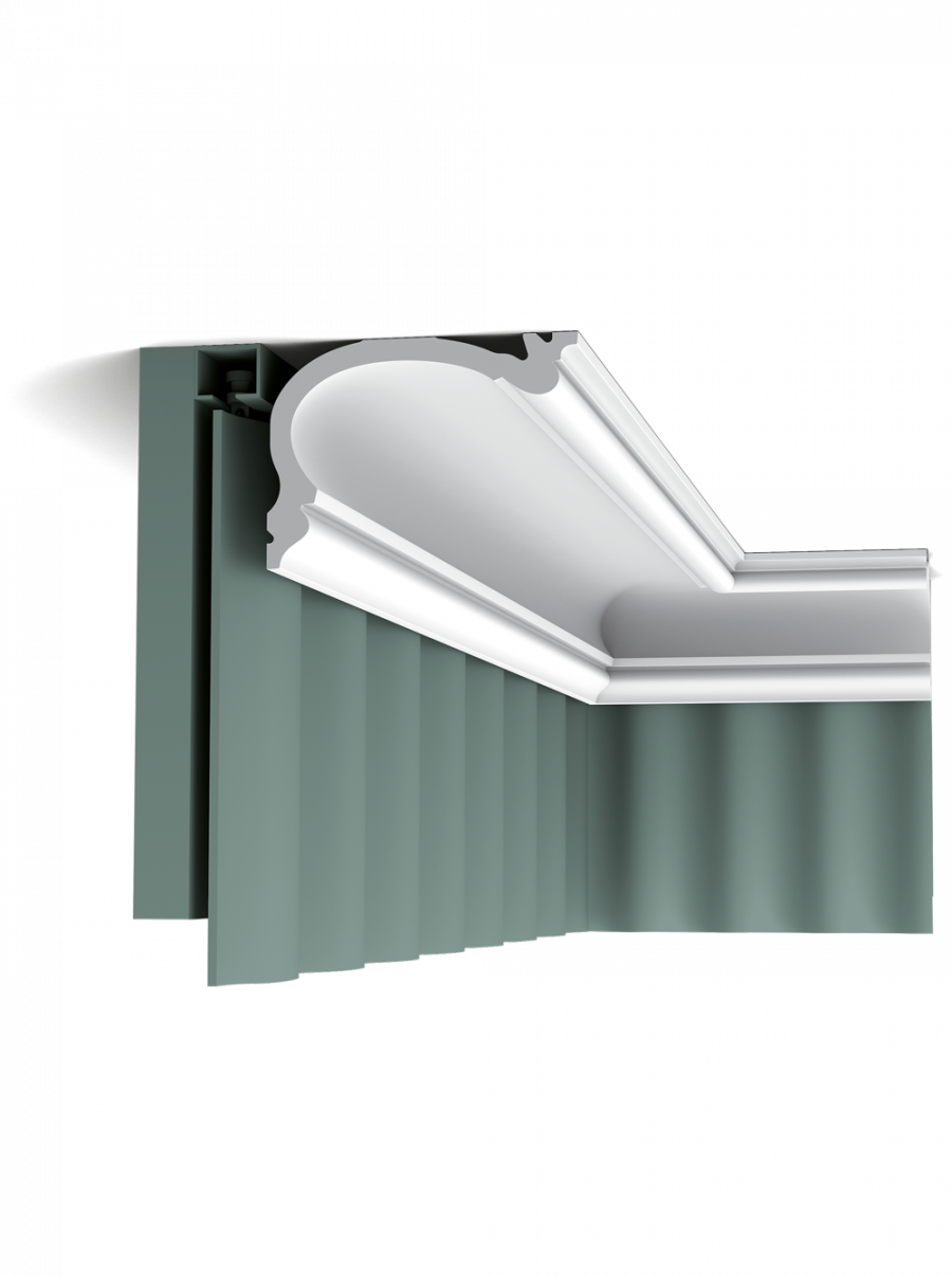 Накладной алюминиевый профиль для светодиодной ленты ll-2-alp006