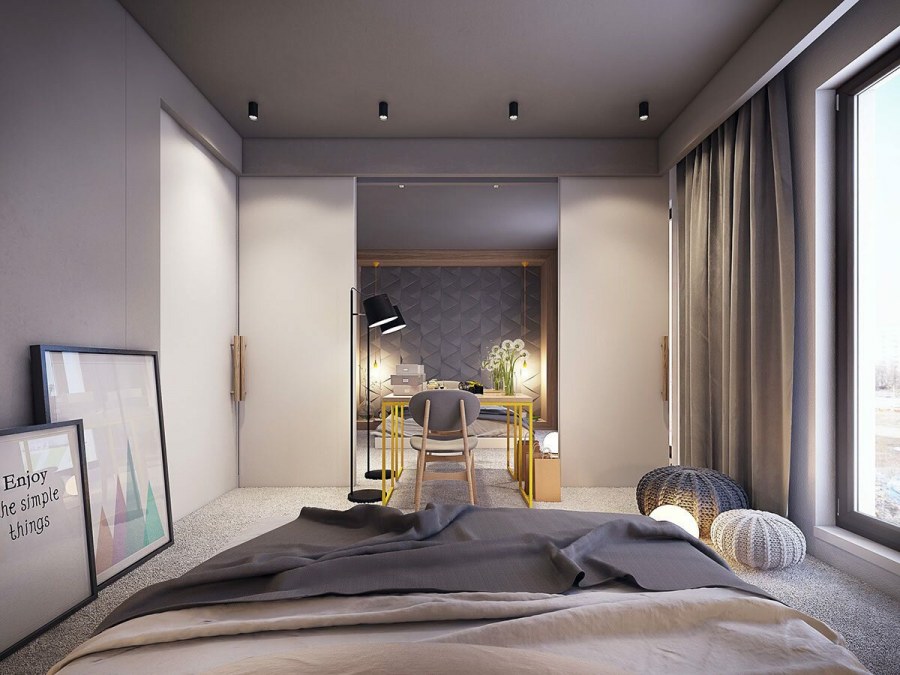 Спальня 18 метров