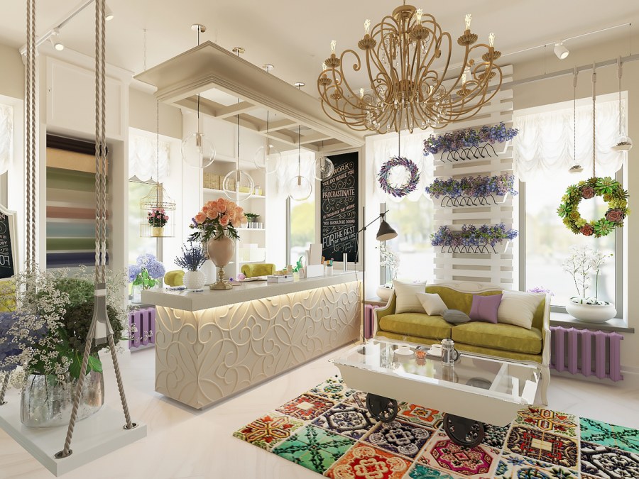 Обои для кухни-гостиной в интерьере 2021 современные