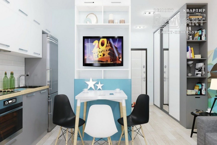 Освещение в студии 20 кв.м