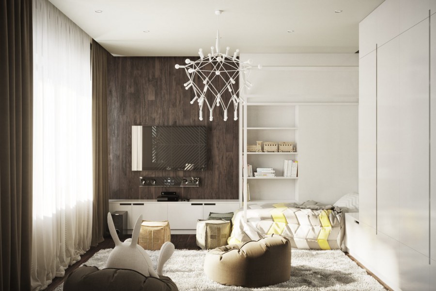 Контемпорари стиль в интерьере кафе