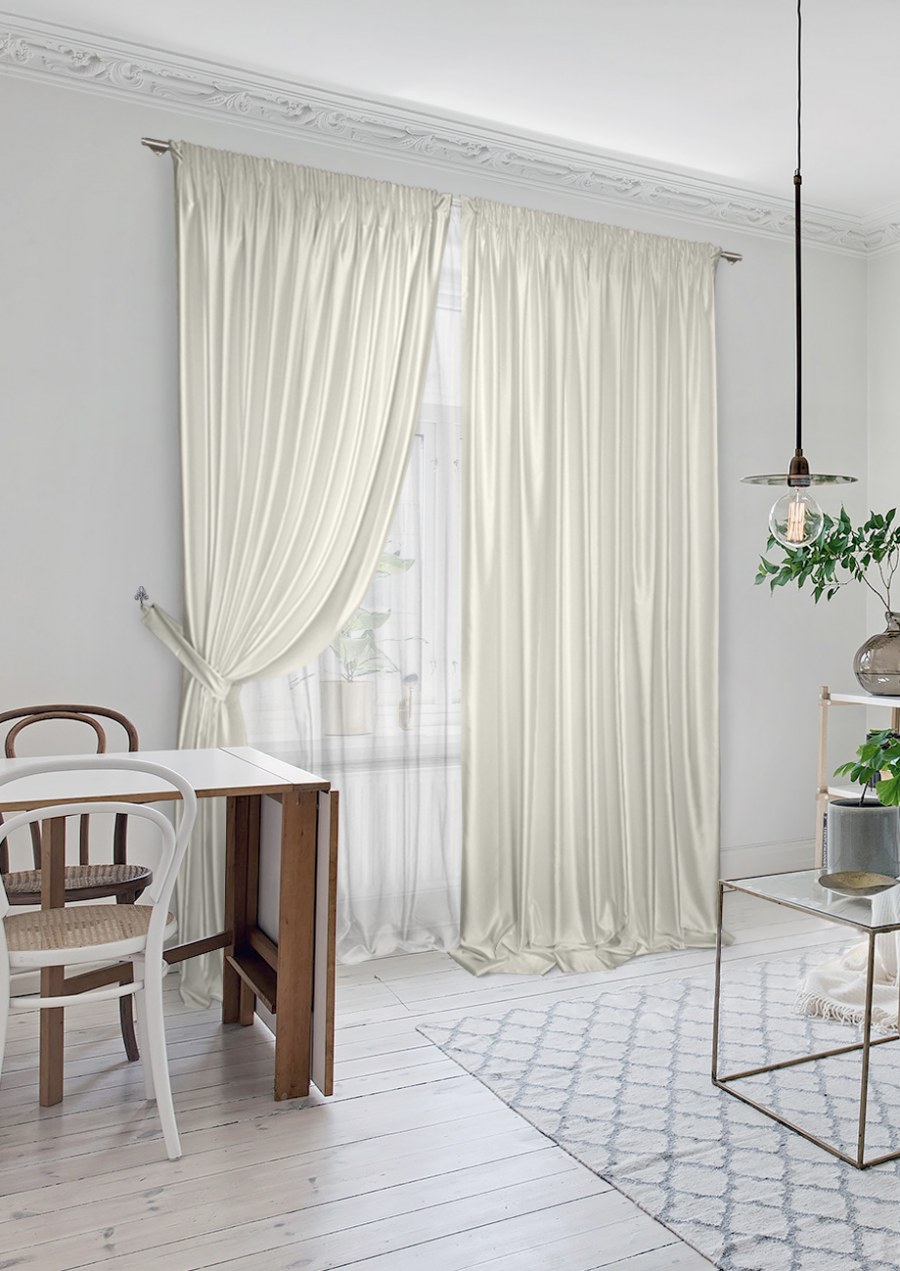 Светло бежевые шторы