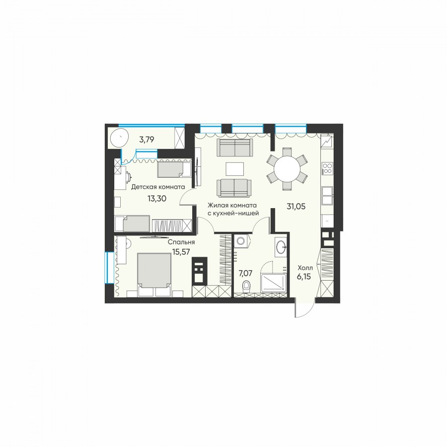 Евротрешка 70 метров пик