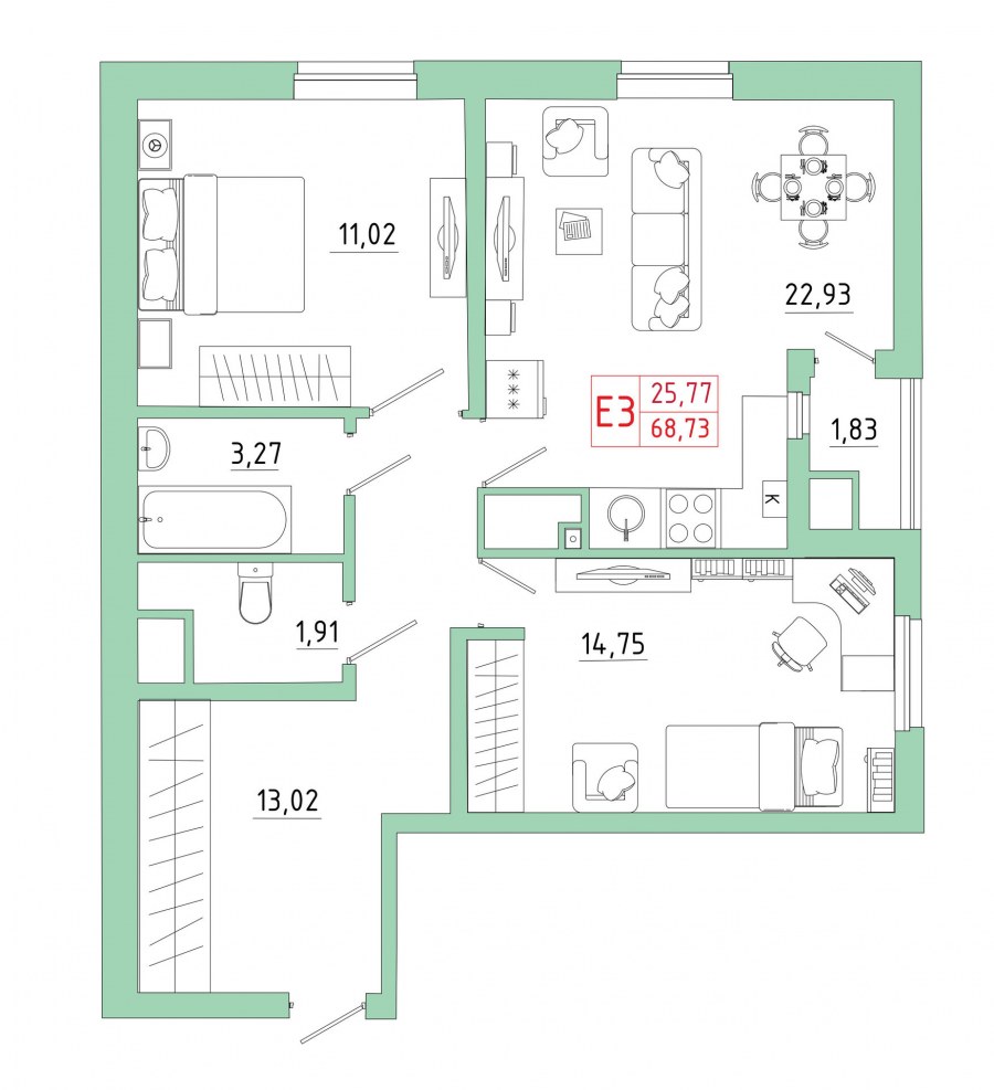 Еврооднушка пик