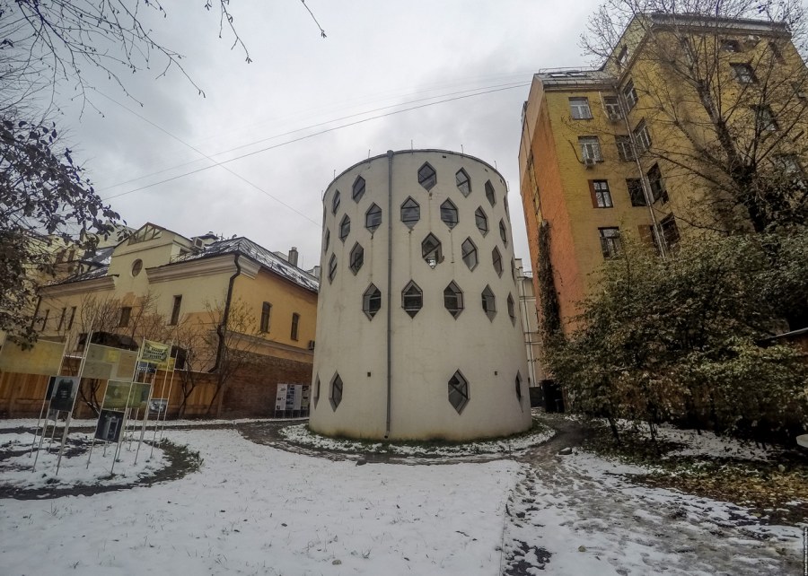 Мельников дом мастерская Мельникова в Кривоарбатском переулке