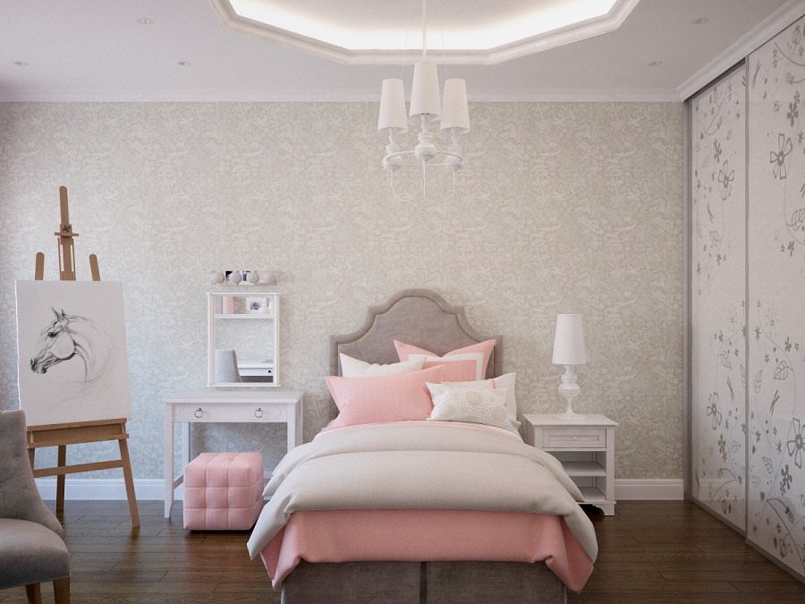 Детская комната в стиле американская классика