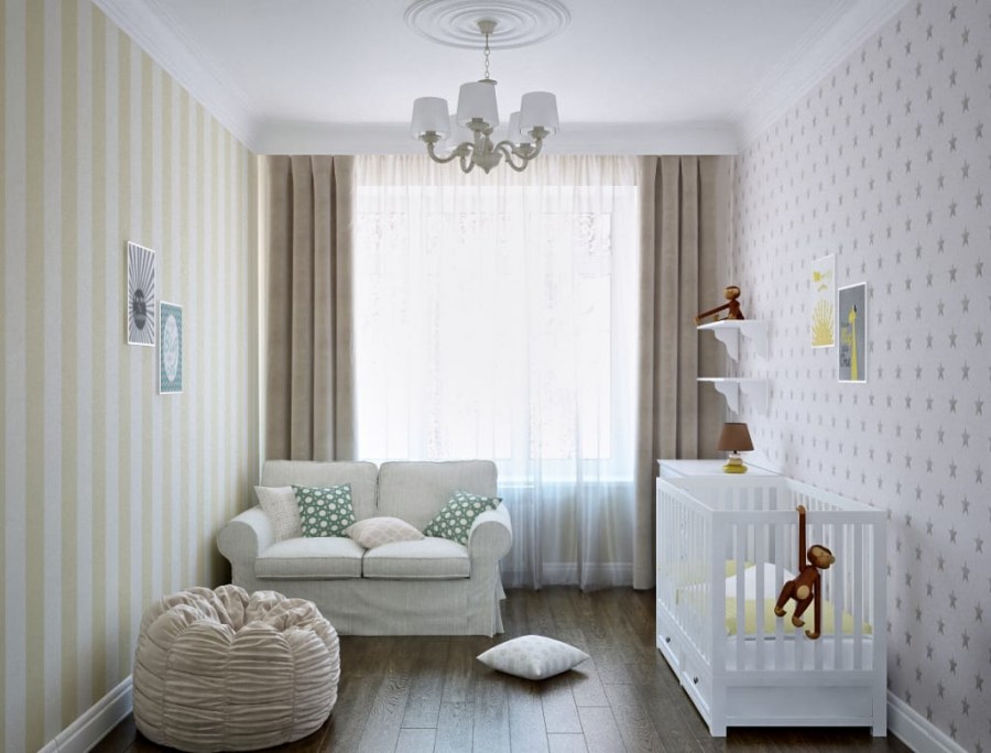 Детская в стиле американской классики