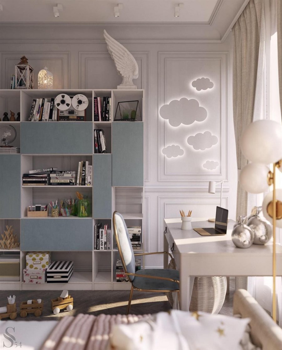 Детская комната в стиле современная классика
