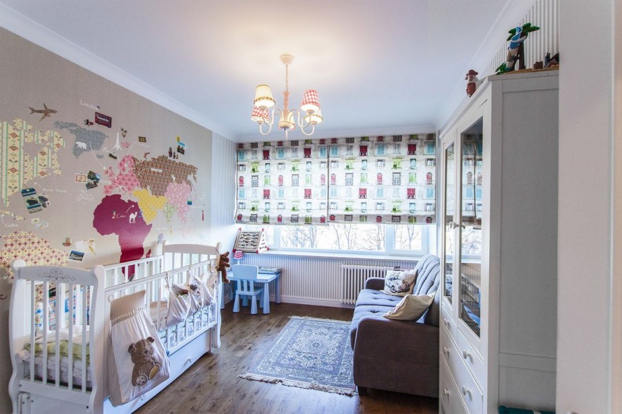 Американский стиль в интерьере детской