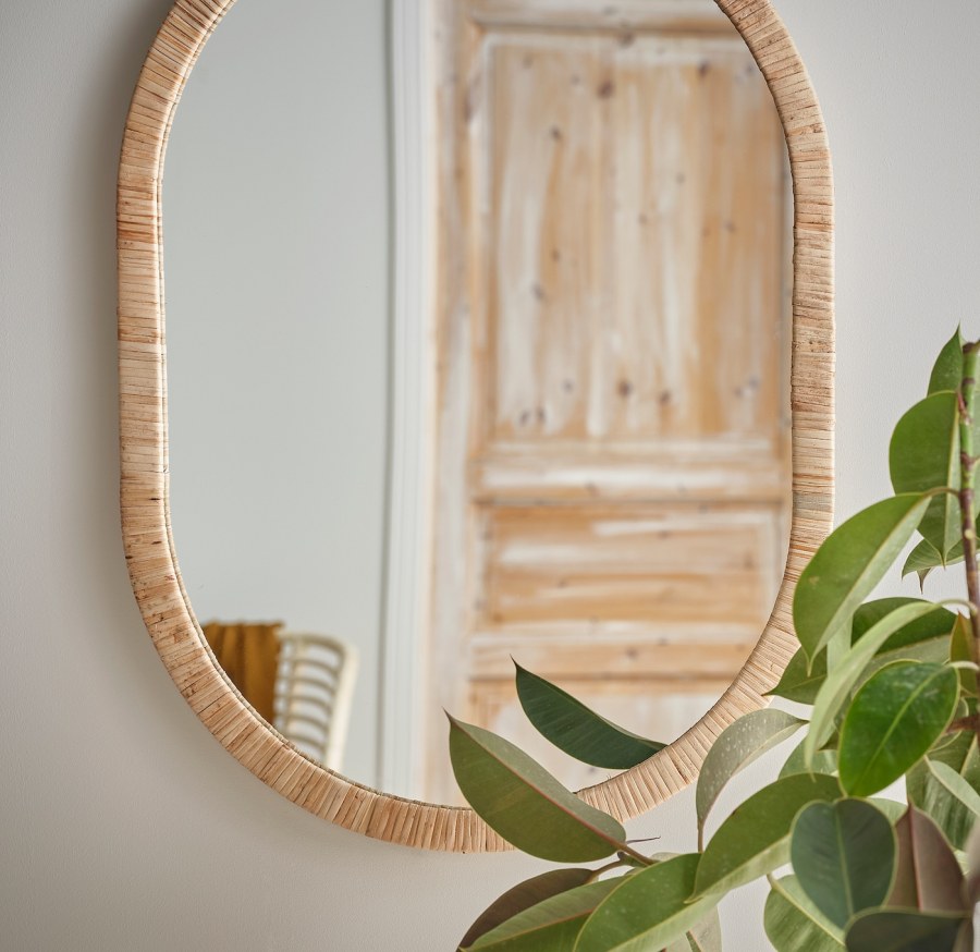 Nissedal НИССЕДАЛЬ зеркало, черный40x150 см