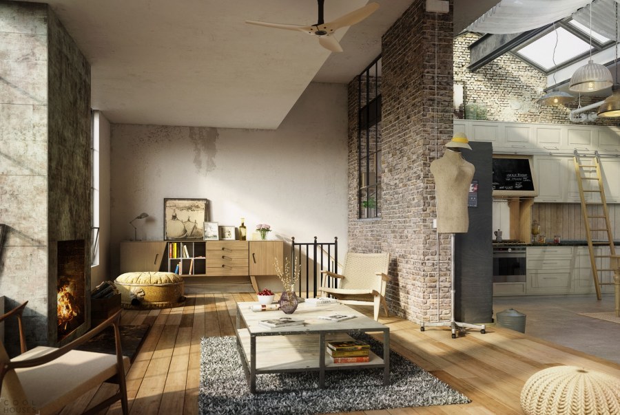 Loft Design интерьер