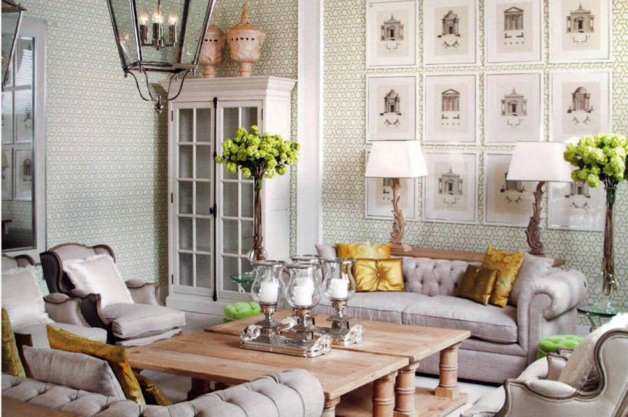 Украшение стен картинами