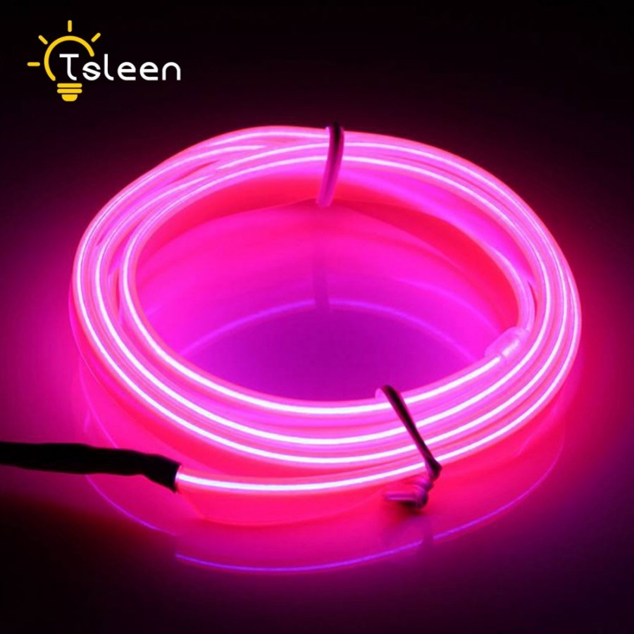 El wire автомобильный неоновый светодиодный светильник,