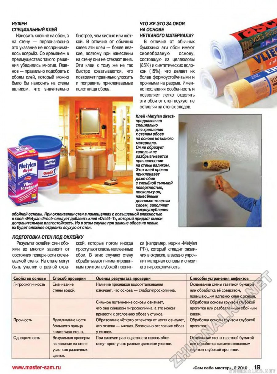 Каким клеем приклеить обои