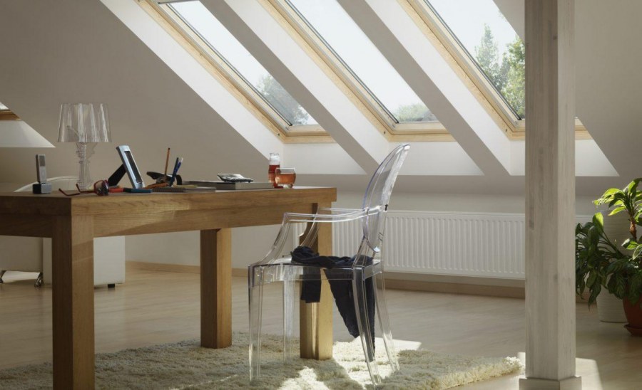 Мансардные окна Velux дома