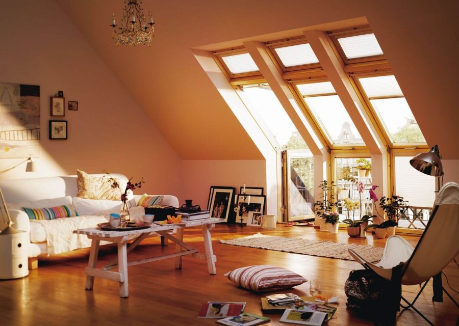 Красивые мансардные окна