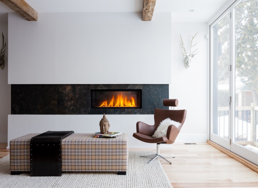 Камины в квартиру с живым огнем