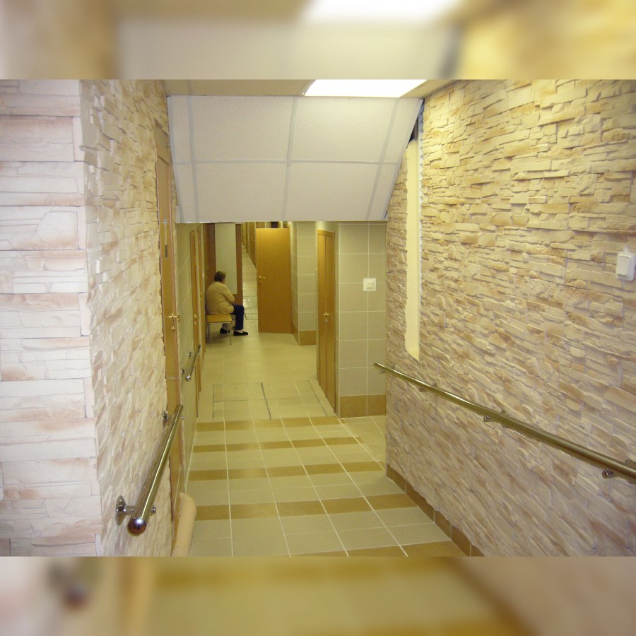 Песочная отделка помещения