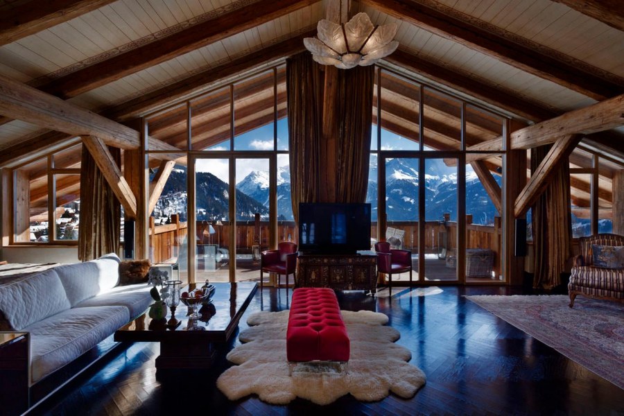 Шале пентхаус в швейцарских Альпах