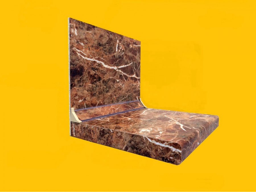 Стеновая панель в цвет столешницы