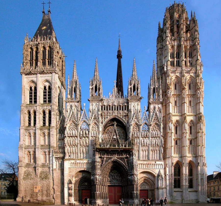 Руанский собор роза