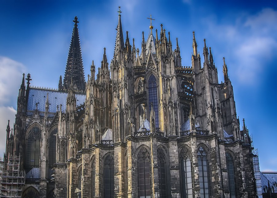 Готический собор в Германии Кельнский