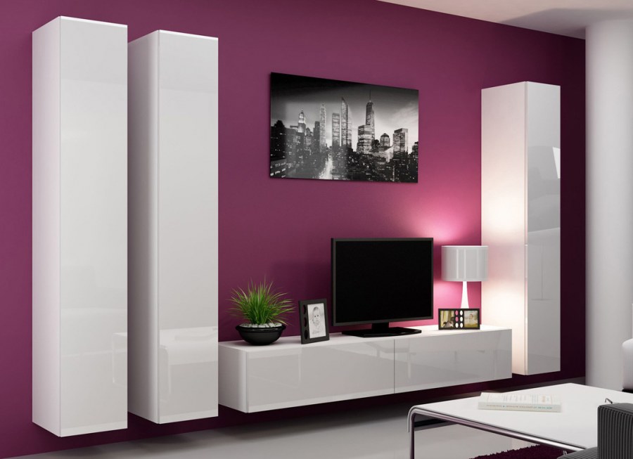 Стенка Модерн Виго МДФ глянец