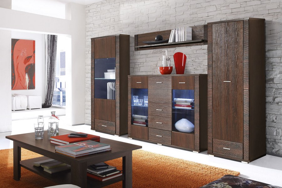 Гостиная Гресс дуб сонома