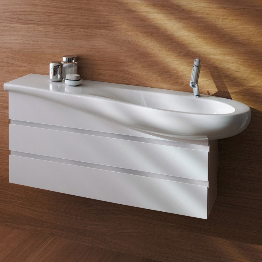 8.1497.6.400.104.1 Умывальник Alessi Лев/90х50х35/ (бел)