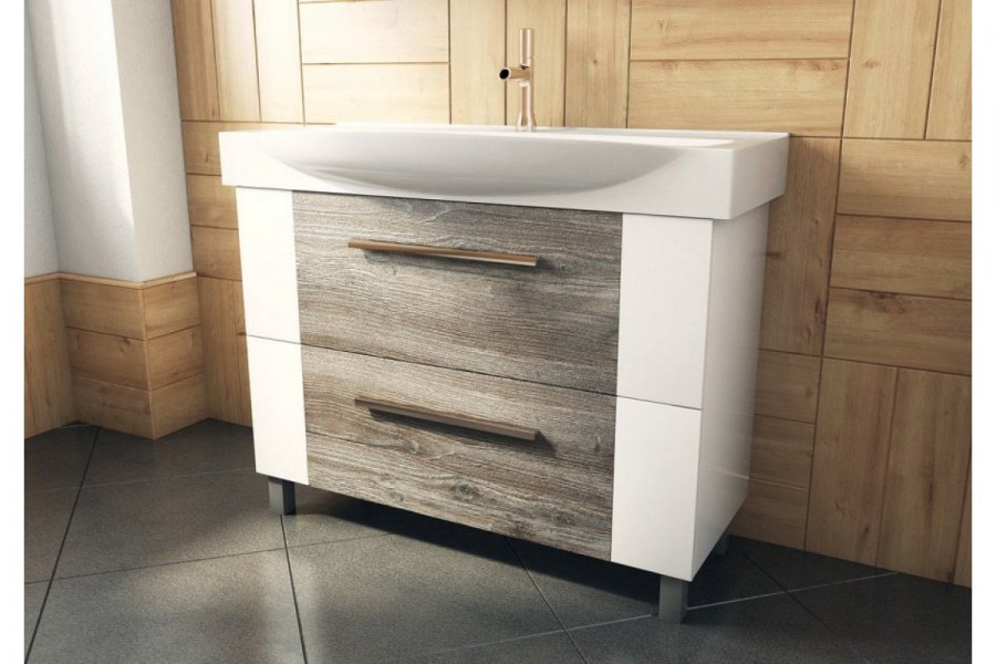 Тумба с раковиной Vigo Leo 105