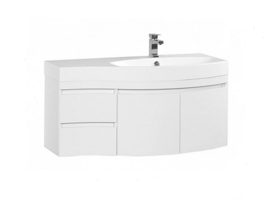 Тумба с раковиной Aquanet сопрано 95