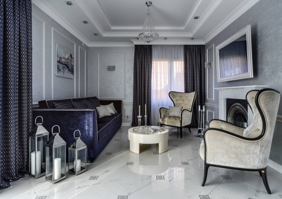 Гостиная Неоклассика и арт деко