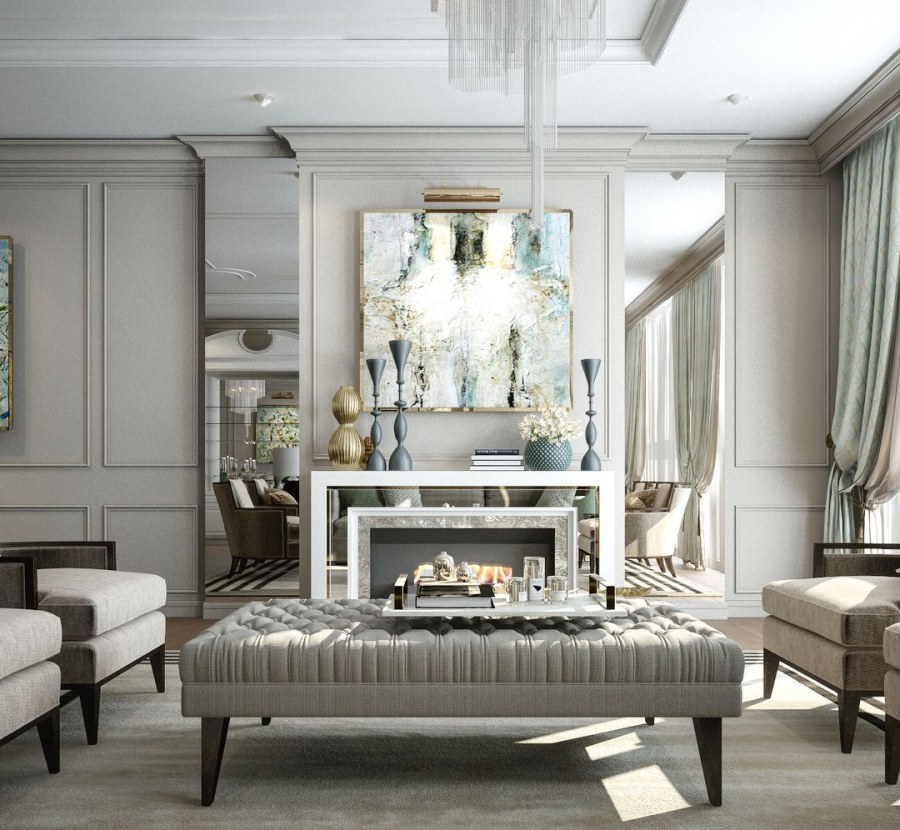 Молдинги в стиле ар деко