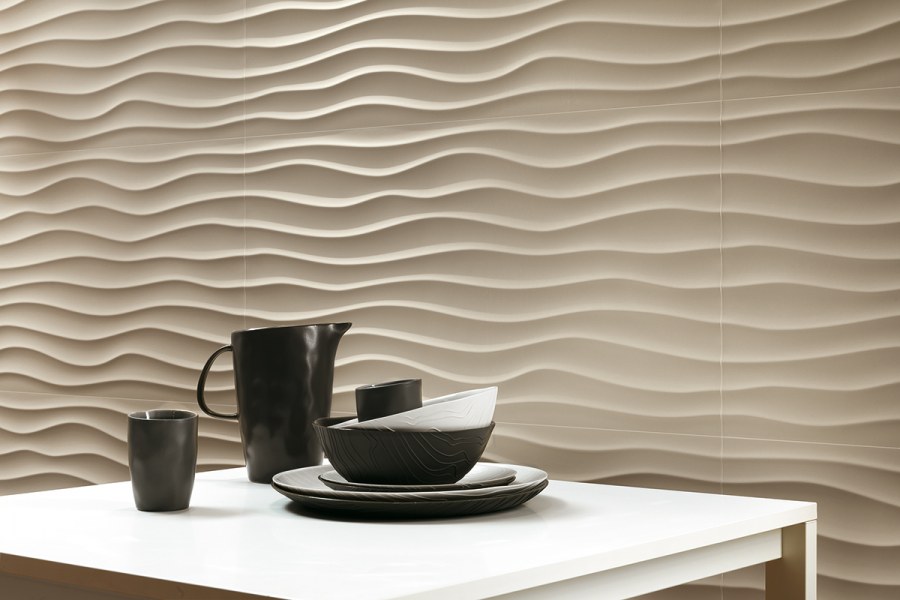Atlas Concorde 3d Wall Dune White Matt 40x80