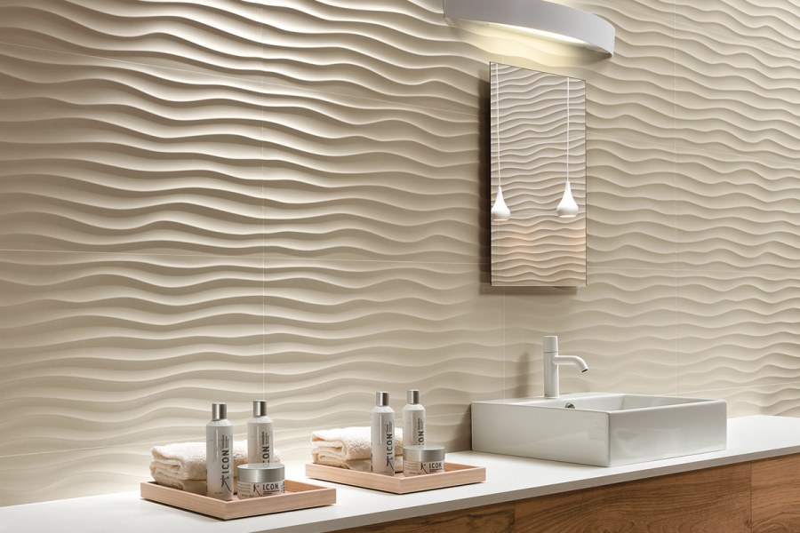 Плитка Atlas Concorde 3d Wall Design Dune White Matt