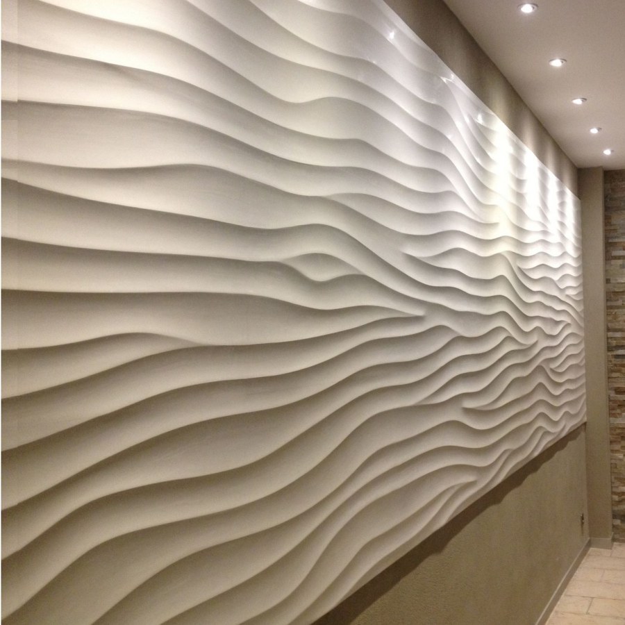 Декоративная штукатурка волна