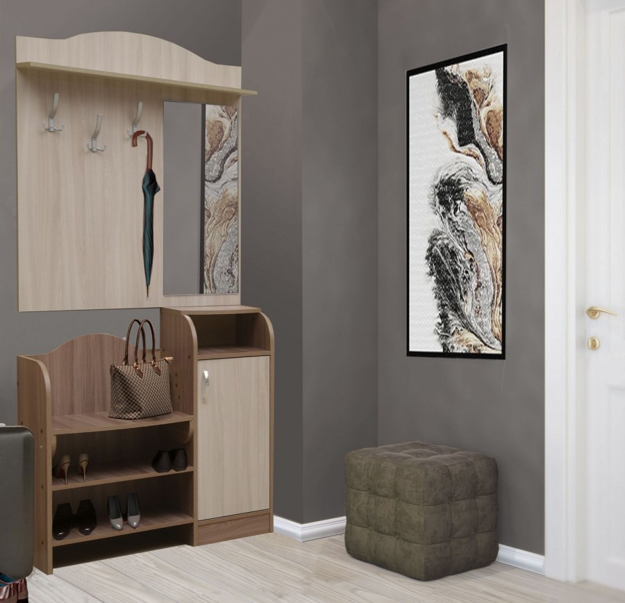 Прихожая в стиле Сканди