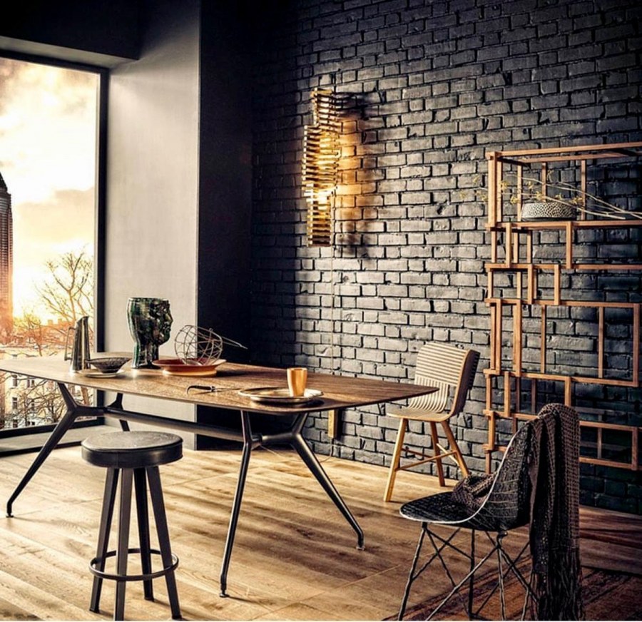 Loft Interior Design кирпич