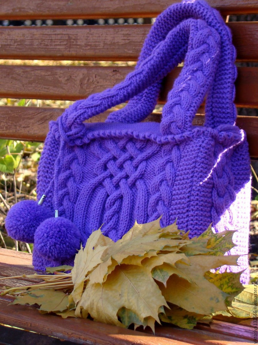 Сумка вязаная
