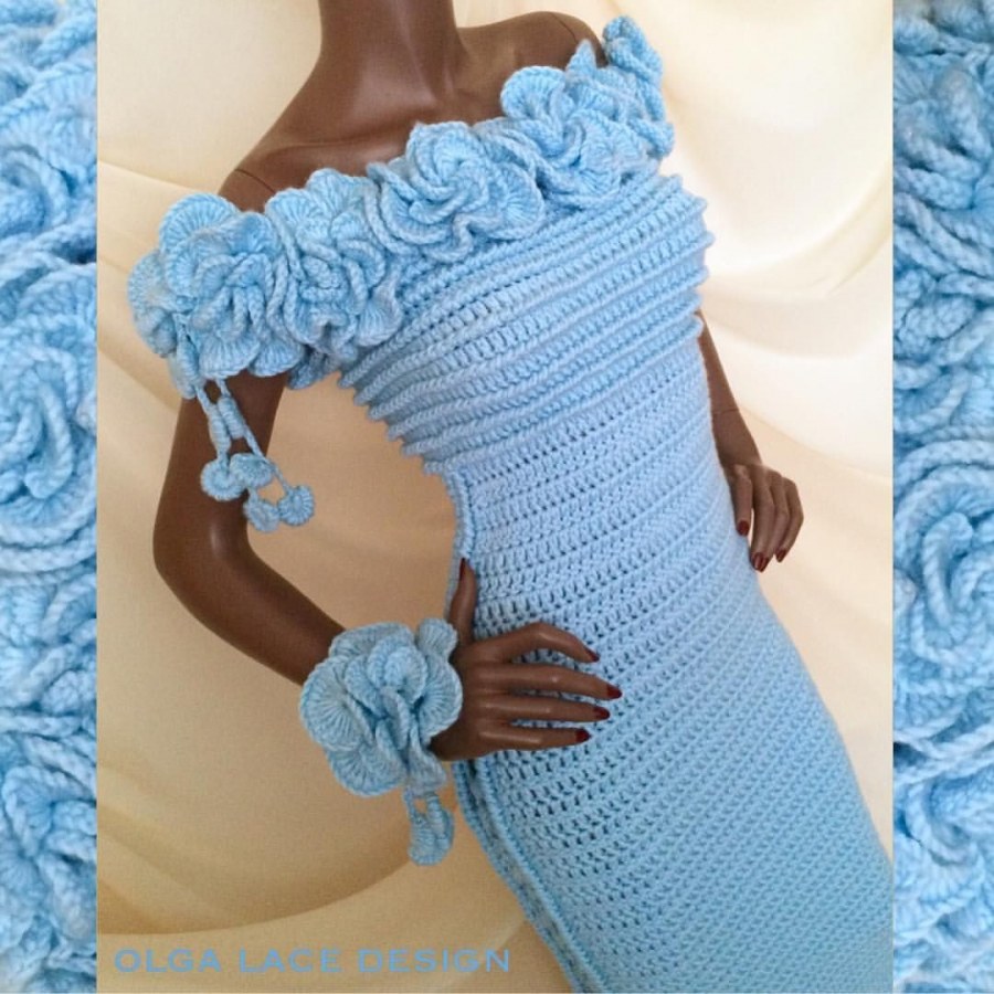 Вязаные платья мастер класс