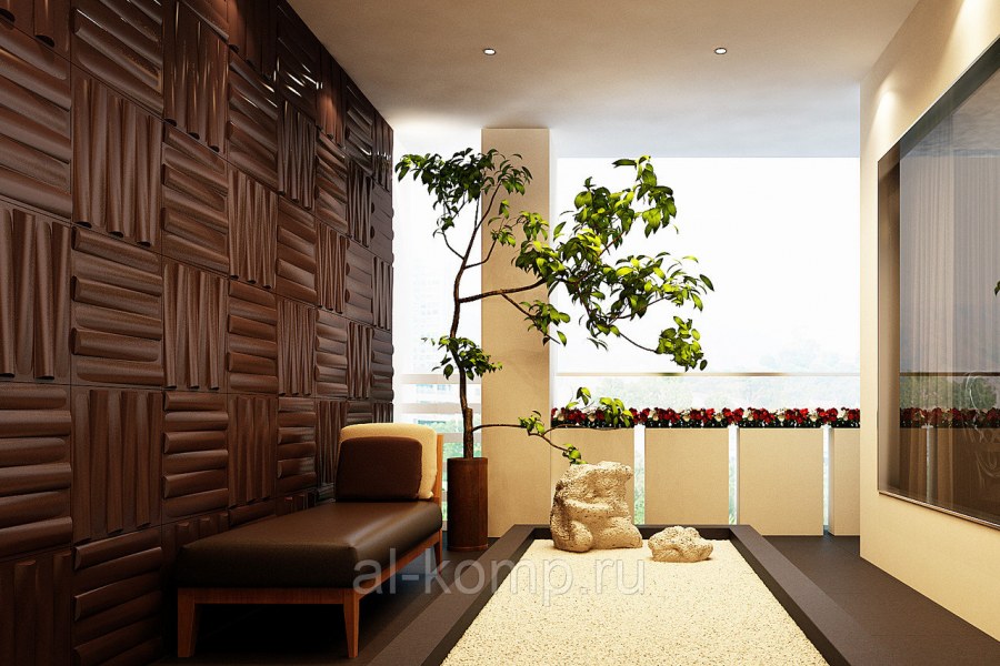 Бамбуковые панели в интерьере