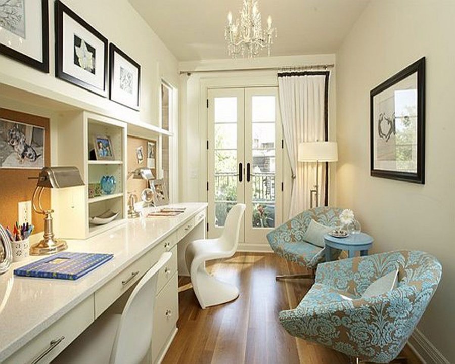 Цвет стен в домашнем кабинете