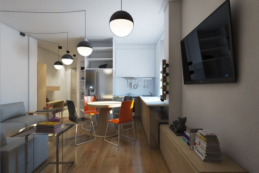 Малогабаритная квартира интерьер планировка